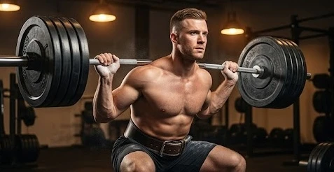 Đai lưng tập gym giúp ổn định cột sống và tăng cường hiệu quả cho các bài tập nặng