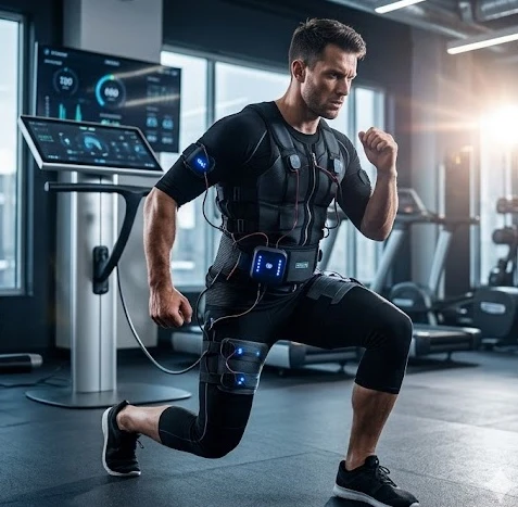 Công nghệ EMS Training tại LAVA 25 FIT giúp tối ưu hóa hiệu suất tập luyện
