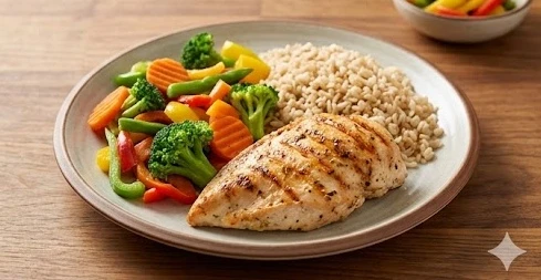 Bữa ăn dinh dưỡng lành mạnh cho người tập gym sau khi vận động tại nhà