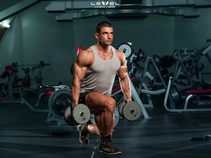Lunges giúp tăng cường cơ mông và đùi