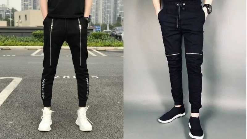 Quần jogger có khóa