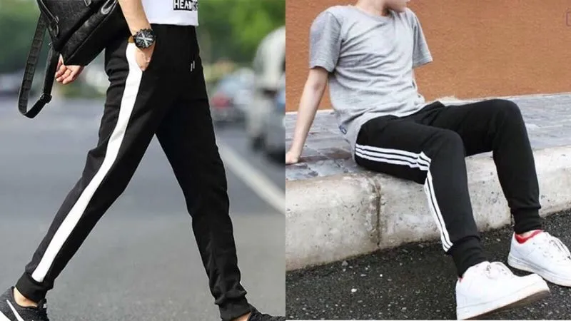 Quần jogger sọc