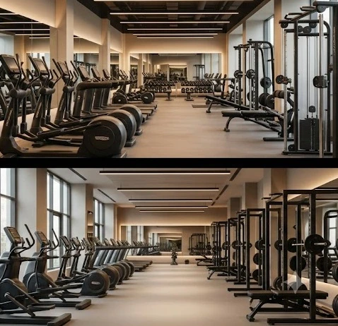 Các loại thiết bị tập luyện cao cấp trong thi công phòng gym chuyên nghiệp