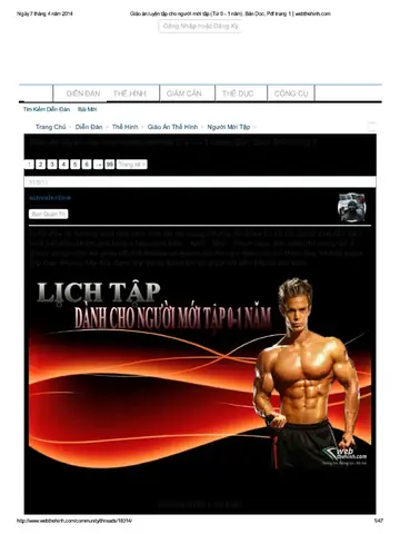 Giáo Trình Tập Gym Pdf Giáo Trình Tập Gym Pdf